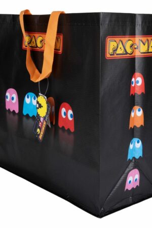 PAC-MAN TOTE BAG BLACK