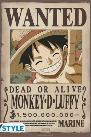 ONE PIECE WANTED LUFFY NEW 2 POSTER