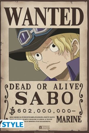 ONE PIECE WANTED SABO POSTER