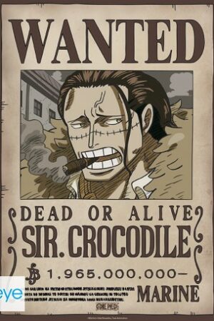 ONE PIECE WANTED CROCODILE POSTER W